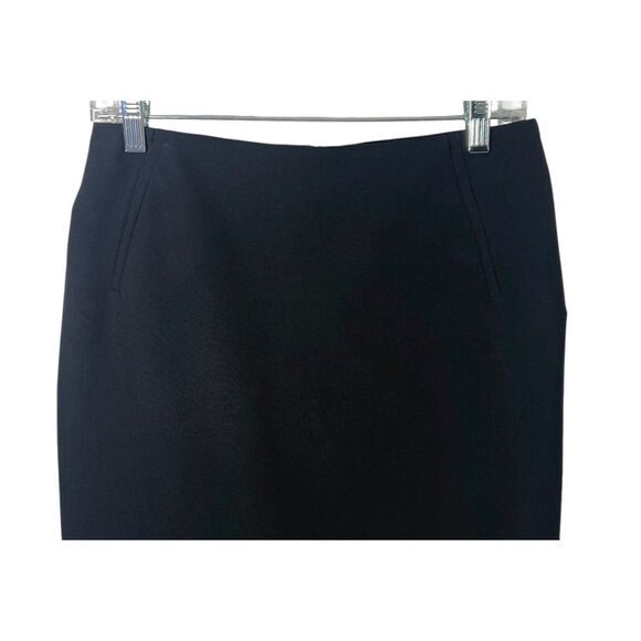 Gianni Versace Classic Back Zipper Pencil Midi Skirt Black Size 8-10 Medium - Picture 4 of 13